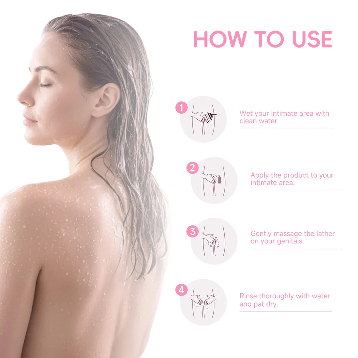 Women's Sakura Intimate Wash – pH-Gentle, Rich Foam Daily Cleanse