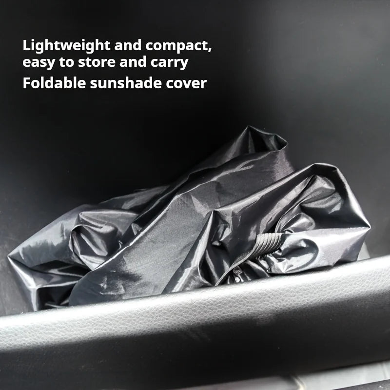 Car Sunshade Gear Steering Wheel Cover 190T Polyester Material