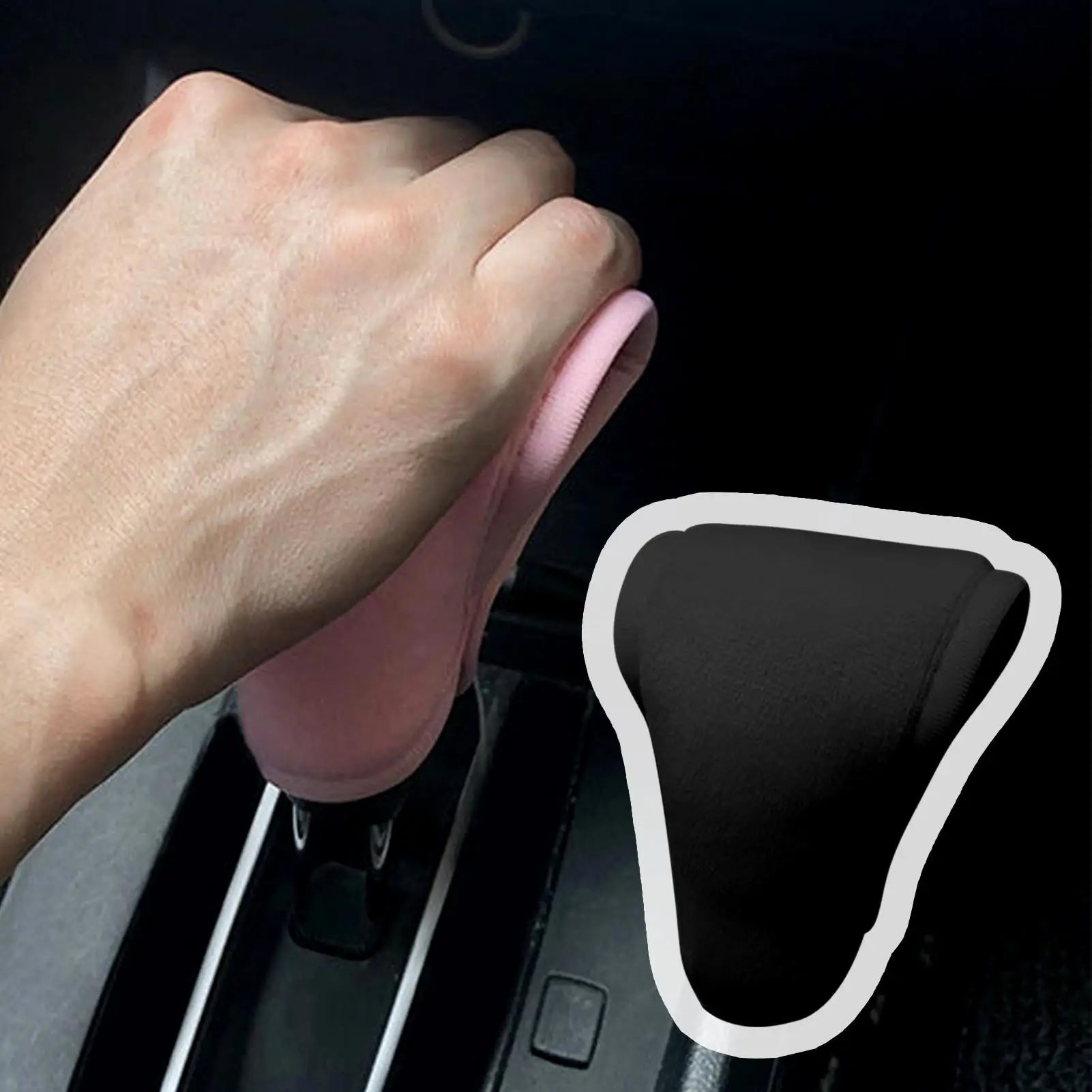 Universal Breathable Gear Shifter Knob Cover Anti-Slip Auto Shift Lever Cover for SUV, Truck, Sedan, Car Interior accessories Peaceful Pleasures Health and Wellness