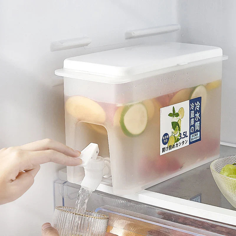 Drink Dispenser with Faucet – Fridge Juice & Water Jug