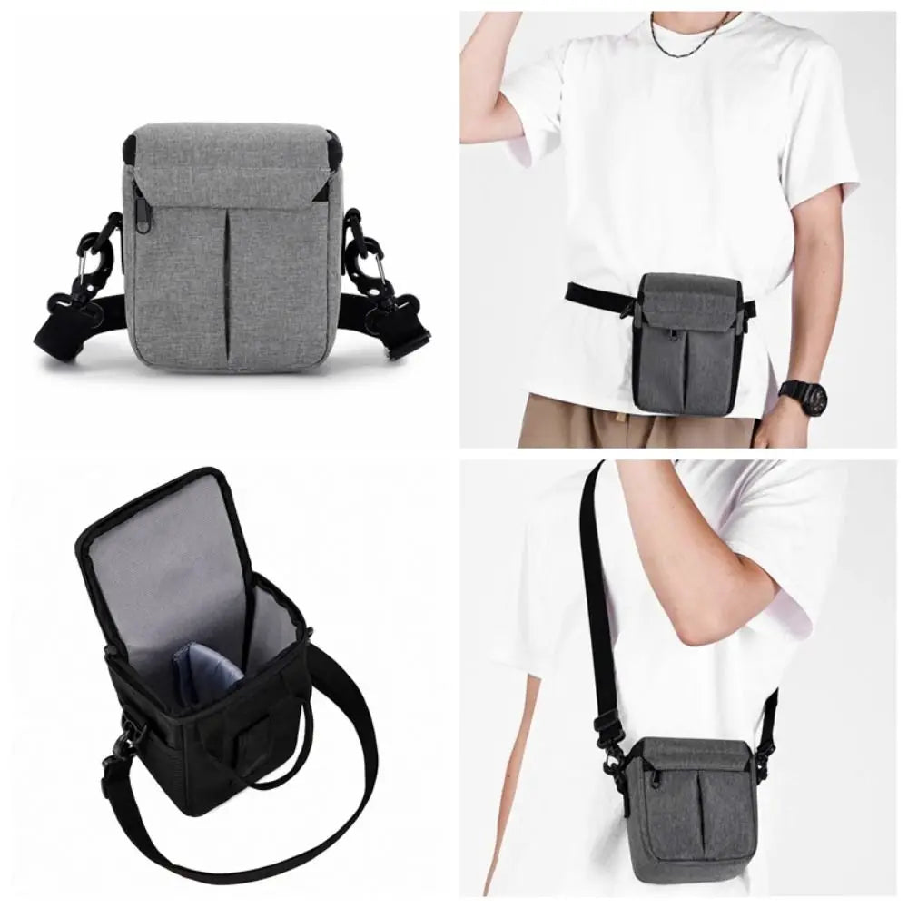 Durable Protective Bag Camera Bags Waist Pouch Single-Shoulder DSLR Pouch Lightweight Nylon Camera Lens Case Outdoor Travel Peaceful Pleasures Health and Wellness