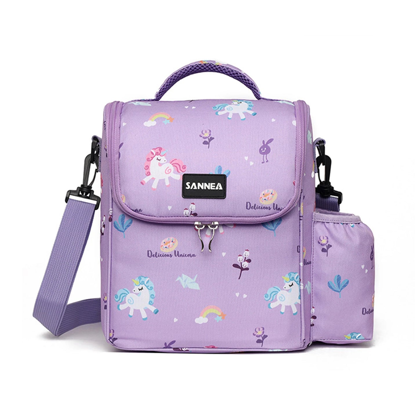 Insulated Thermal Cooler Lunch Bag Waterproof Preservation Snacks Storage Bag with Handle Student Sack Food Handbags Peaceful Pleasures Health and Wellness 7.5L 1