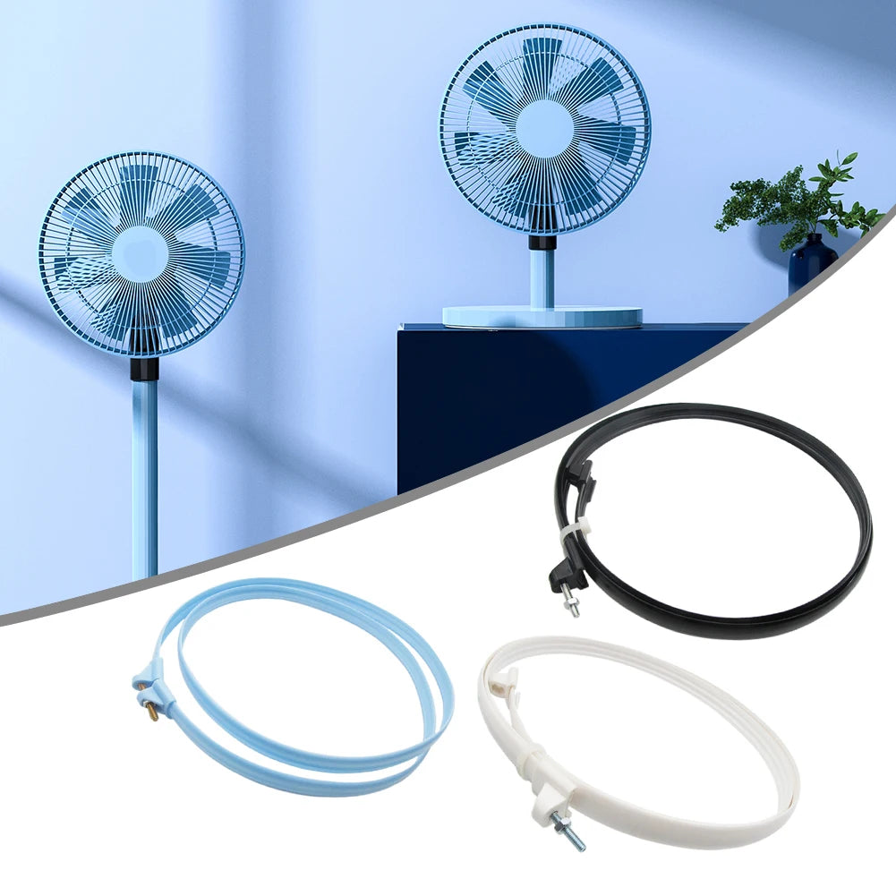 Electric Fan Grille Fixed Mesh Ring Plastic Hoop Screws Household