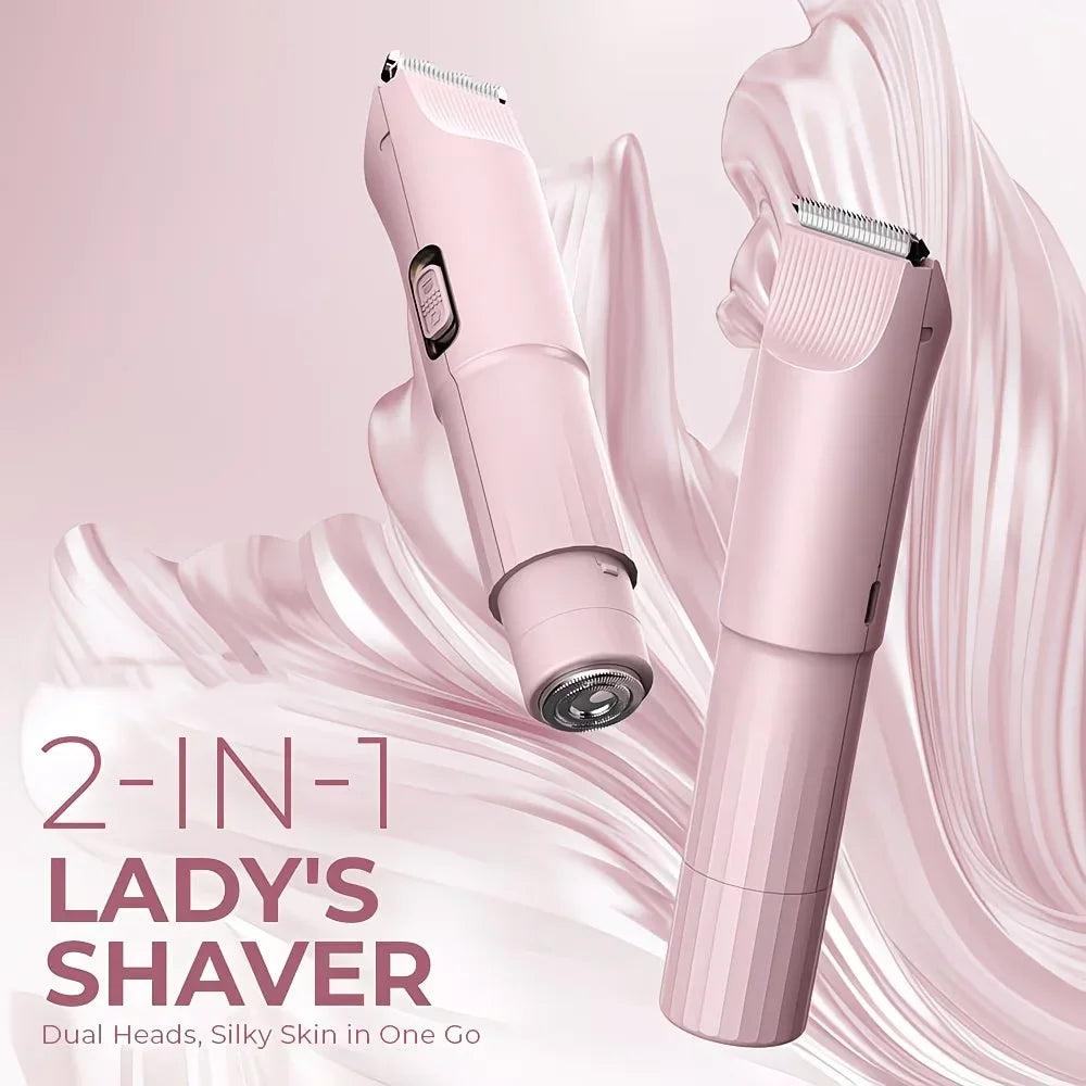 2-in-1 Electric Portable Hair Trimmer & Shaver | Men & Women