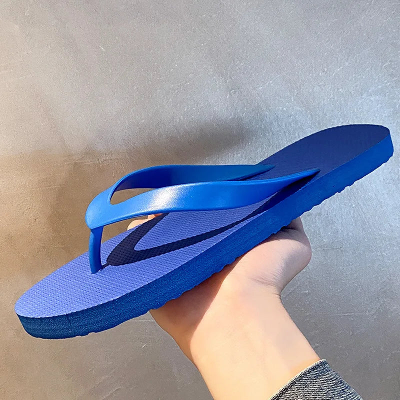 Men's Beach Flip Flops – Breathable Indoor & Outdoor Slides