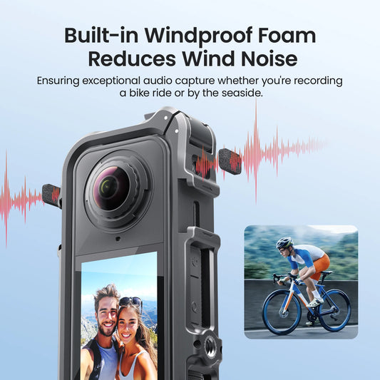PC For Insta360 X4 Air Multi-Function Expansion Frame Protective Accessory Closed-Lock Mechanism Ensures Easy Operation Peaceful Pleasures Health and Wellness