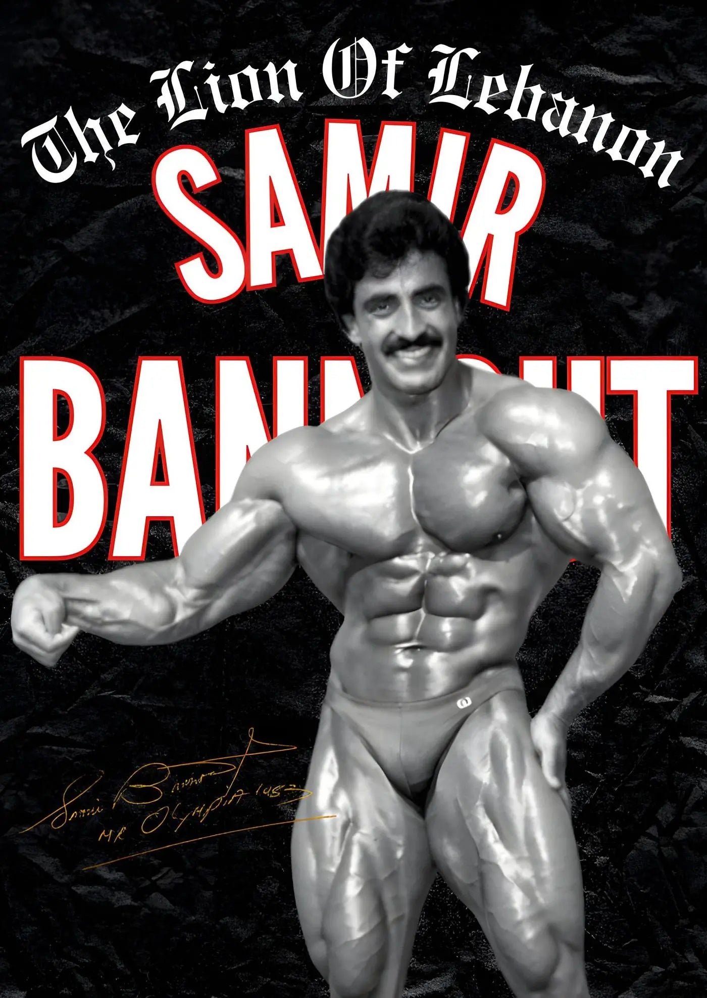 Vintage Classic Bodybuilding Champion Canvas Wall Art Fitness Workout Motivational Poster for Home Gym Living Room Decoration Peaceful Pleasures Health and Wellness 5 40x60cm Unframed