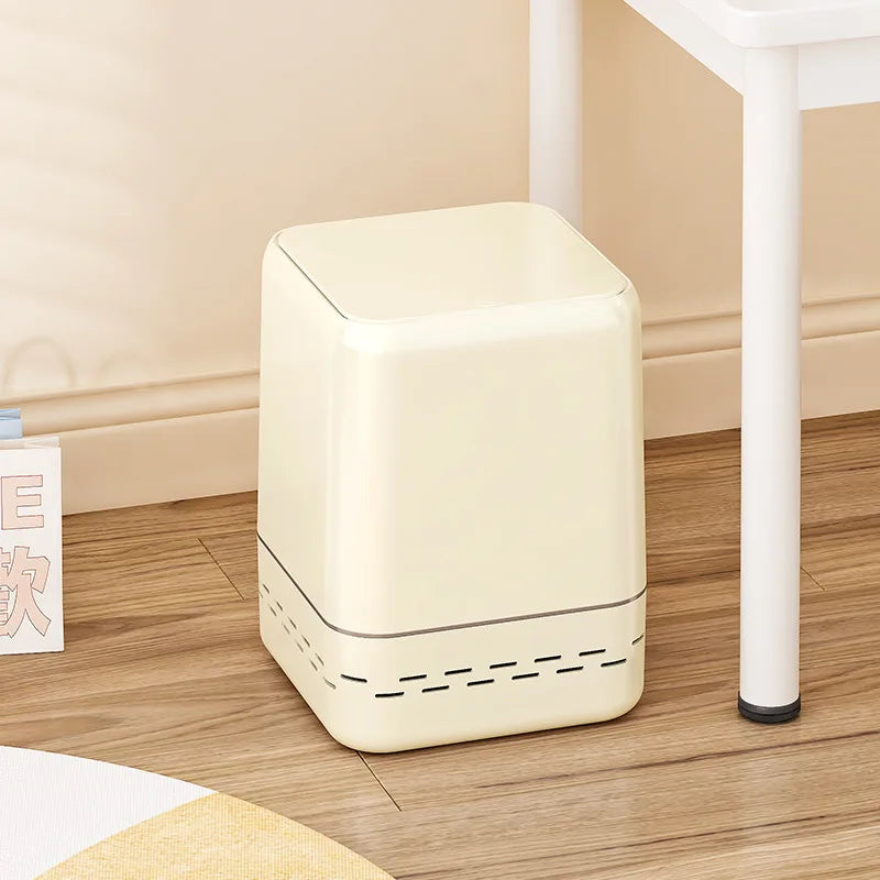 Premium Multi-Function Large Capacity Press-Lid Trash Can with Elegant Design for Kitchen & Bathroom - Space-Saving Storage Bin Peaceful Pleasures Health and Wellness