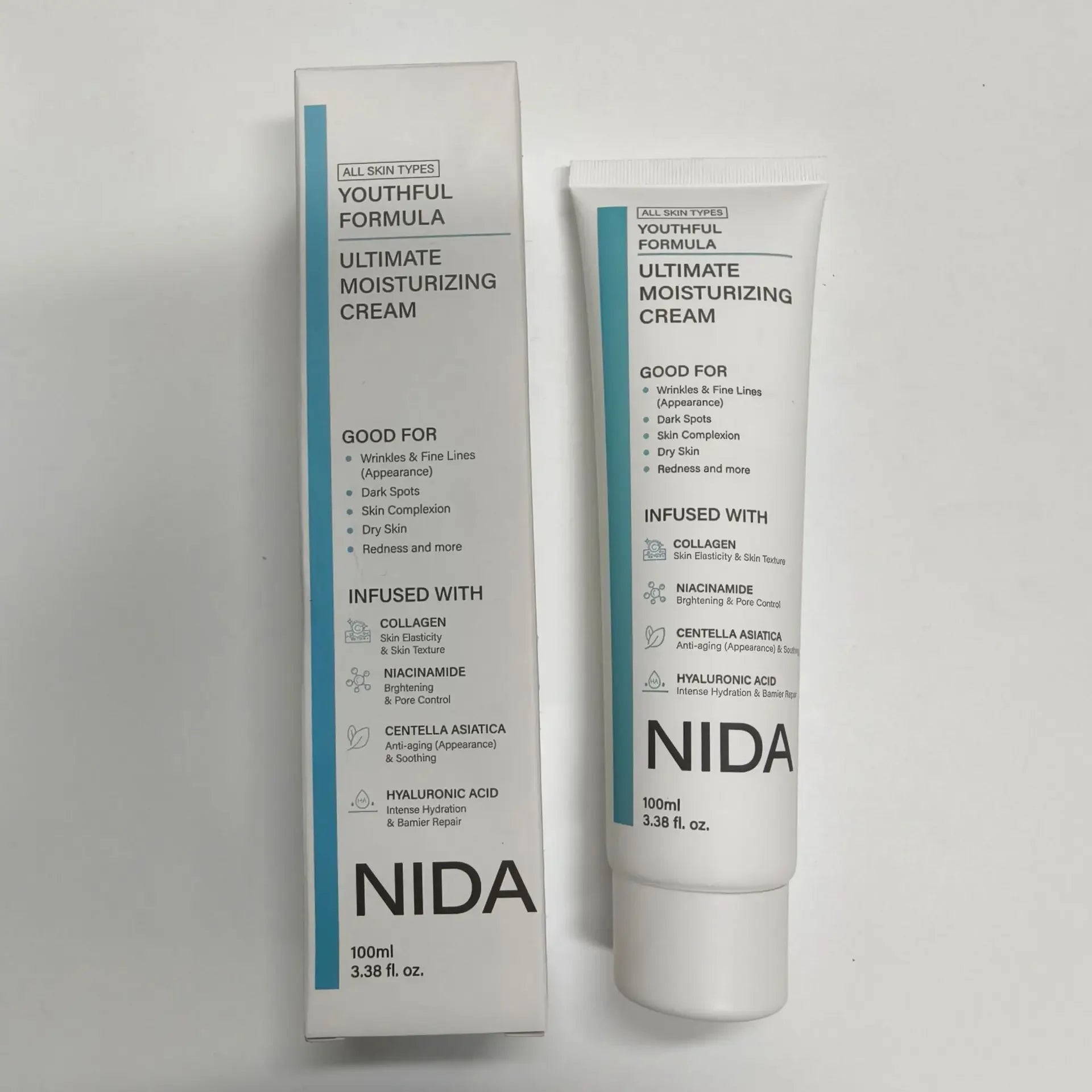 Korea NIDA Skin Care Kit - Ultimate Moisturizing Cream, Retinol Probiotic Eye Cream, TXA Renewal Essence, For All Skin Types Peaceful Pleasures Health and Wellness