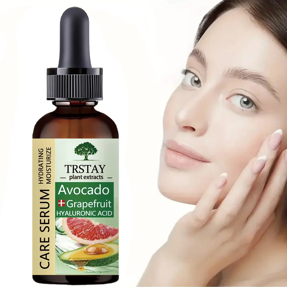 TRSTAY Avocado & Grapefruit Facial Essence – Hydrating Serum