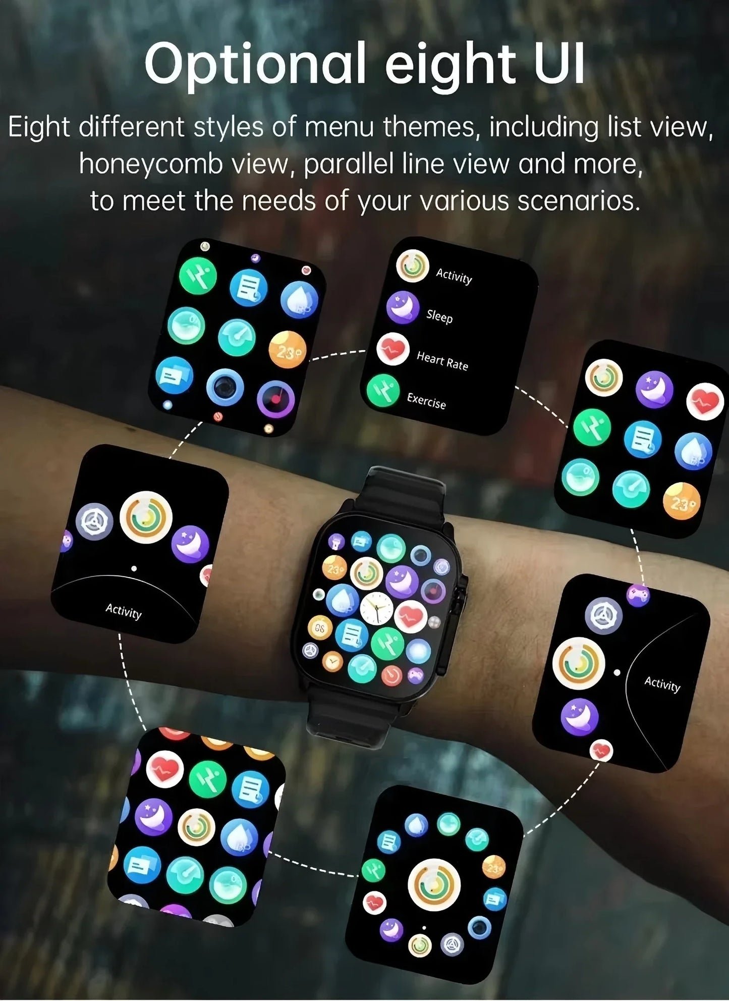 T900 Ultra 2 Smart Watch 49mm AMOLED NFC Bluetooth Men's