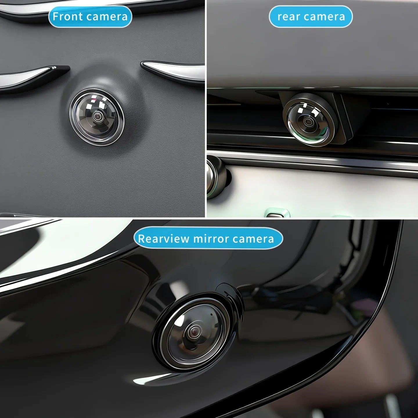 Car 360° Camera Lens Guard – Dustproof, Anti-Scratch HD Cover