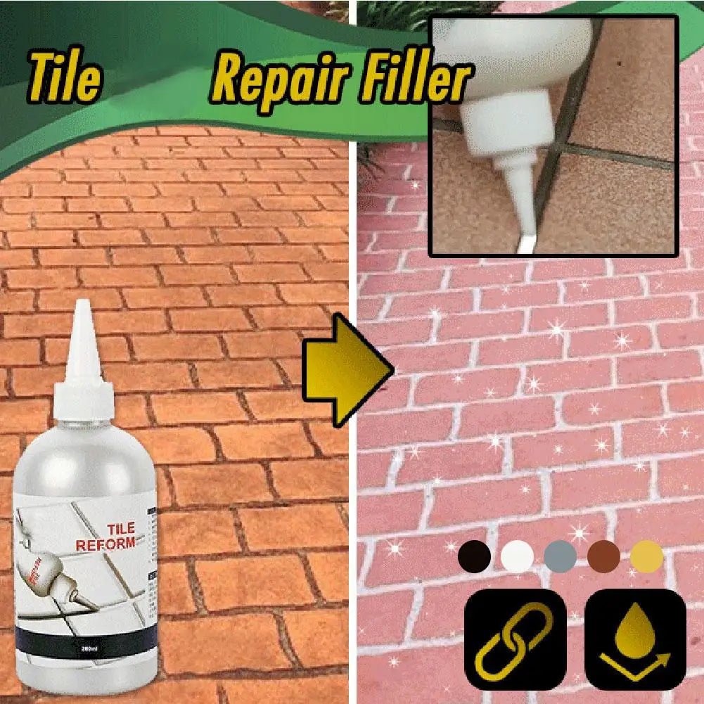 Waterproof Tile Grout Repair Filler 150ml/280ml – Multicolor
