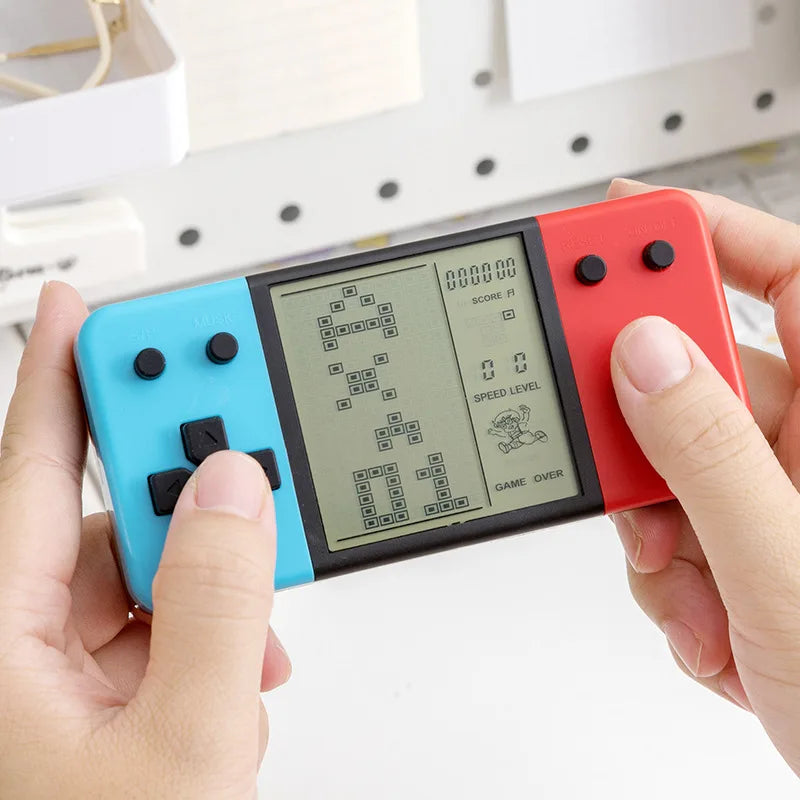 Mini Retro Handheld Game Console Keychain | Classic Pocket Toy