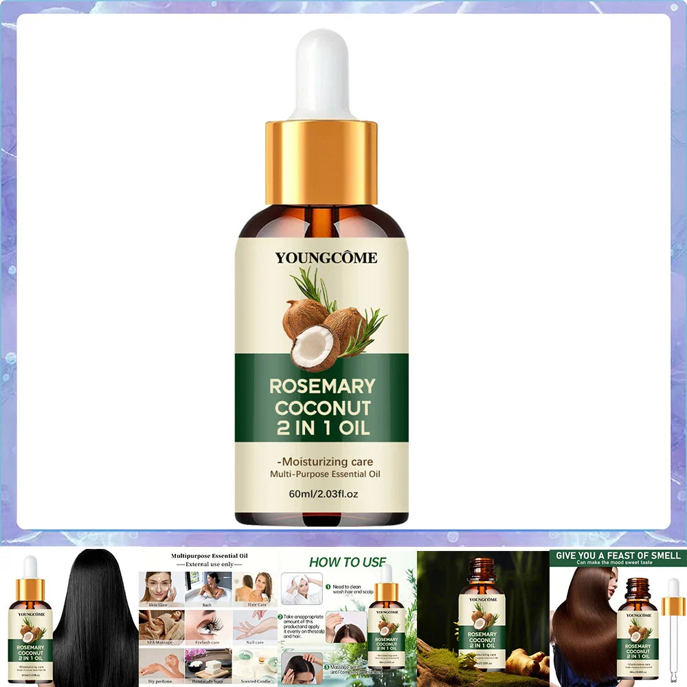 YOUNGCOME Rosemary & Coconut Oil Scalp Serum | Hair Treatment
