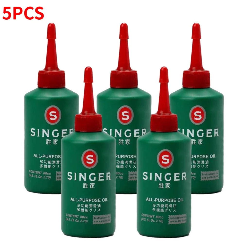 Sewing Machine Oil 80ml – White Lubricant for All Machines