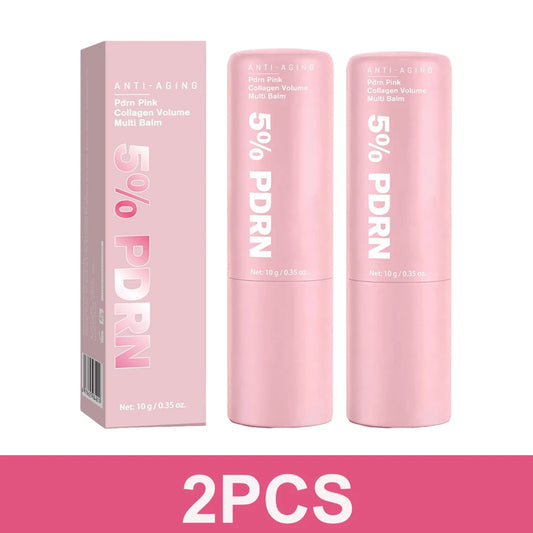 SAUVASINE PDRN Pink Collagen Multi Balm Stick – Volufiline Collagen Lip Balm Peaceful Pleasures Health and Wellness