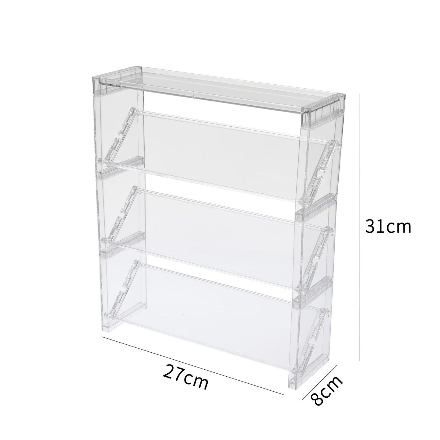 Stylish Large Capacity Multifunctional Cosmetic Display Stand Organizer for Eyeshadow Palettes Makeup Storage on Vanity Desk Peaceful Pleasures Health and Wellness S 3 Layer