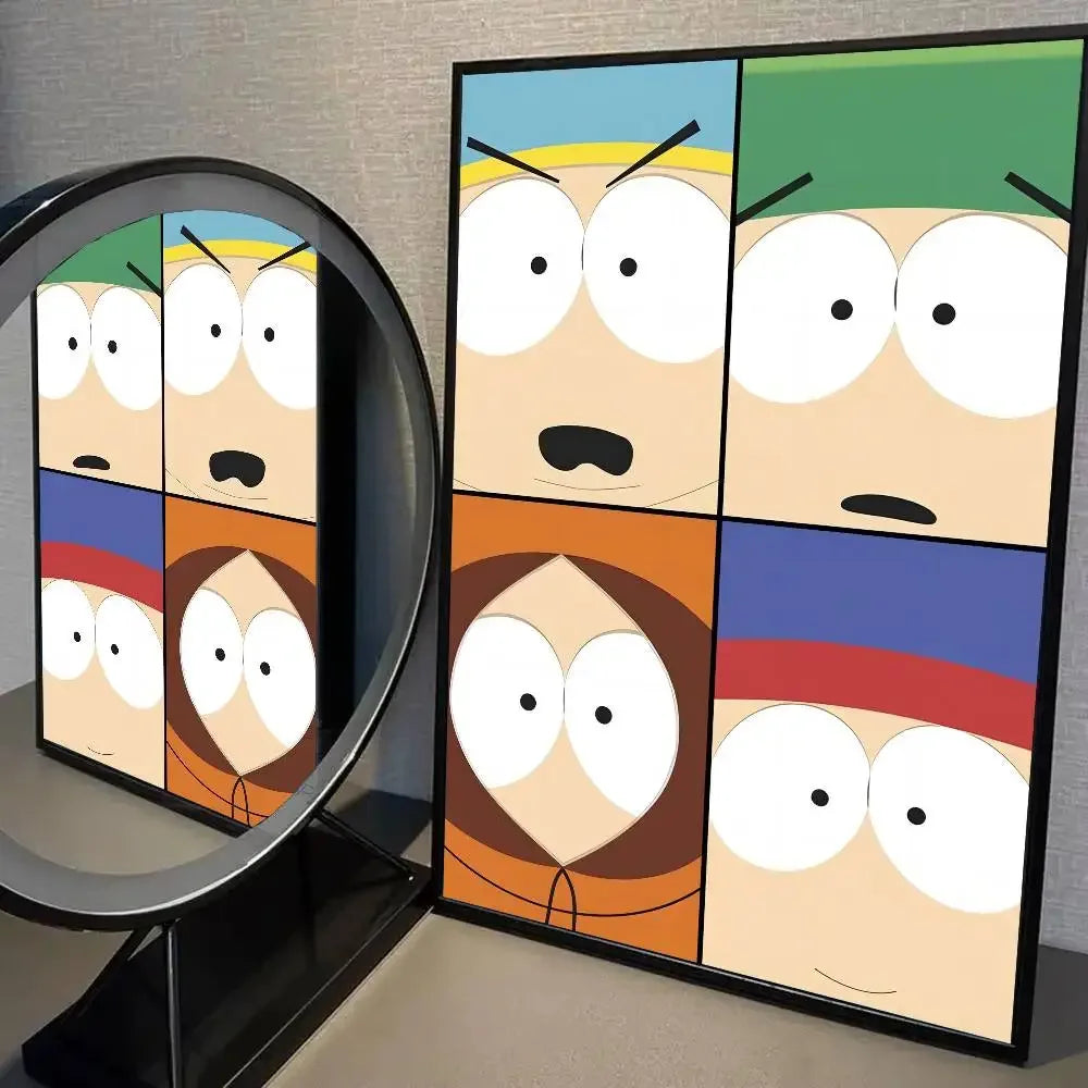 South Park Cartoon Canvas Poster Print | A4 A3 A2 Wall Art