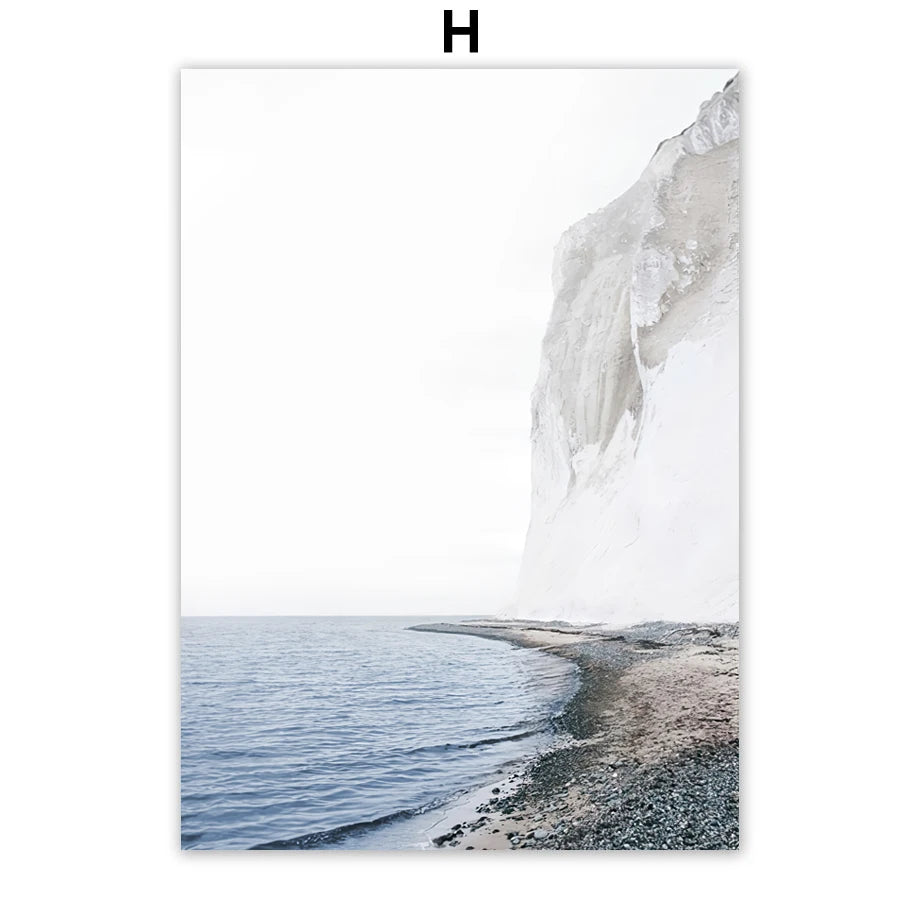 Santorini Morocco Door Flower Canvas Wall Art | Nordic Print