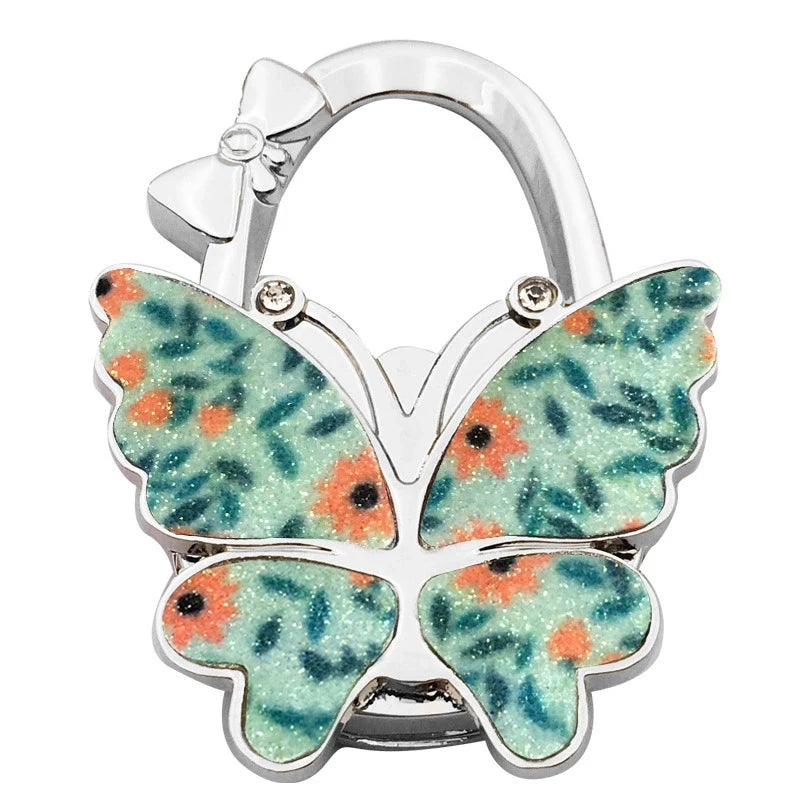 Butterfly Purse Hook – Foldable Handbag Table Hanger for Women