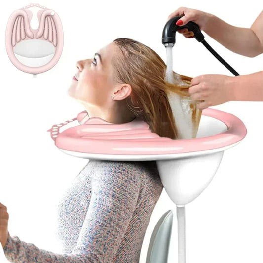1Set Inflatable Shampoo Basin Hair Washing Basin for Pregnant Women Elderly PVC Foldable Portable Shampoo Pad Spa Tub Peaceful Pleasures Health and Wellness