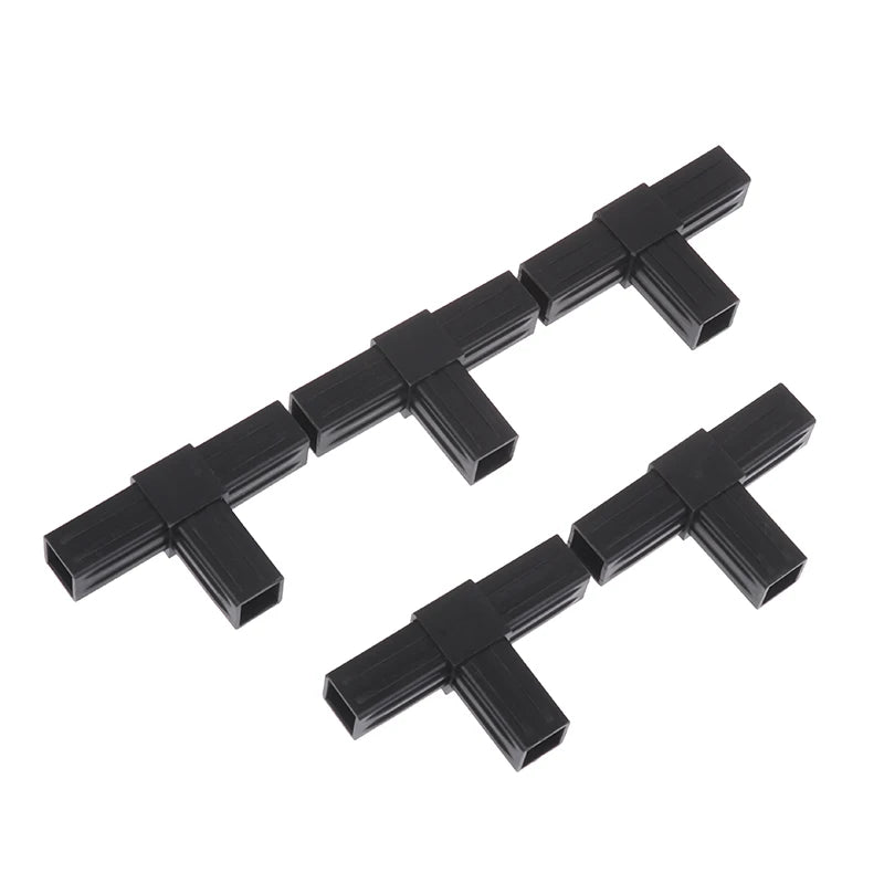 New 1/5Pcs 20MM 2/3/4-/5-way Cross Square Pipe Fittings 20X20Pipe Angle Code Hexagonal Through Plastic Fittings ABS Connector Peaceful Pleasures Health and Wellness 04 5pcs
