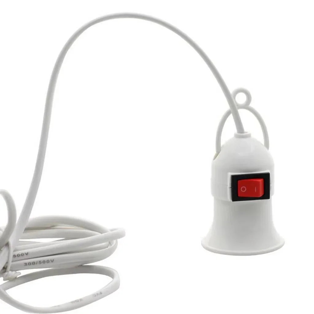 E27 Plant Grow Lamp Holder | 3.8M Cable & On/Off Switch