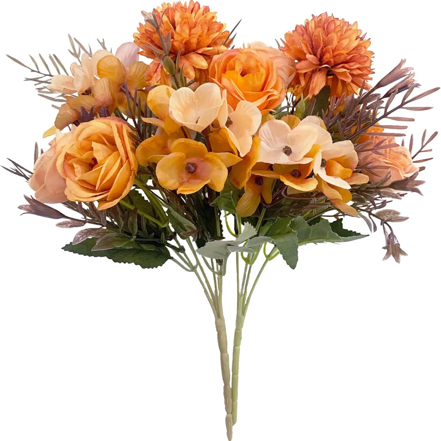 Silk Rose Artificial Flowers 5/10pcs – Wedding & Home Decor