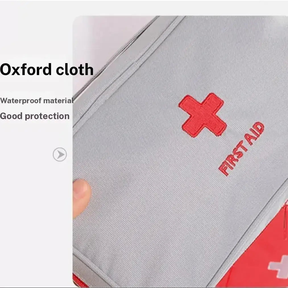 Trendy Health Medical Storage Bag, Oxford Fabric Travel Bag, Emergency Kit, Handheld Portable Home Organizer, First Aid Pack Peaceful Pleasures Health and Wellness