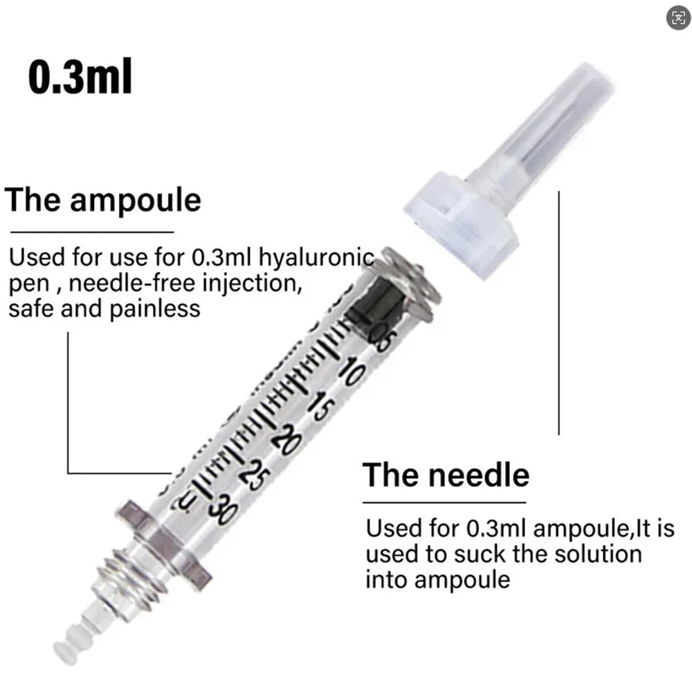 0.3ml & 0.5ml Ampoule Head Cap Adapter for Hyaluronic Pen