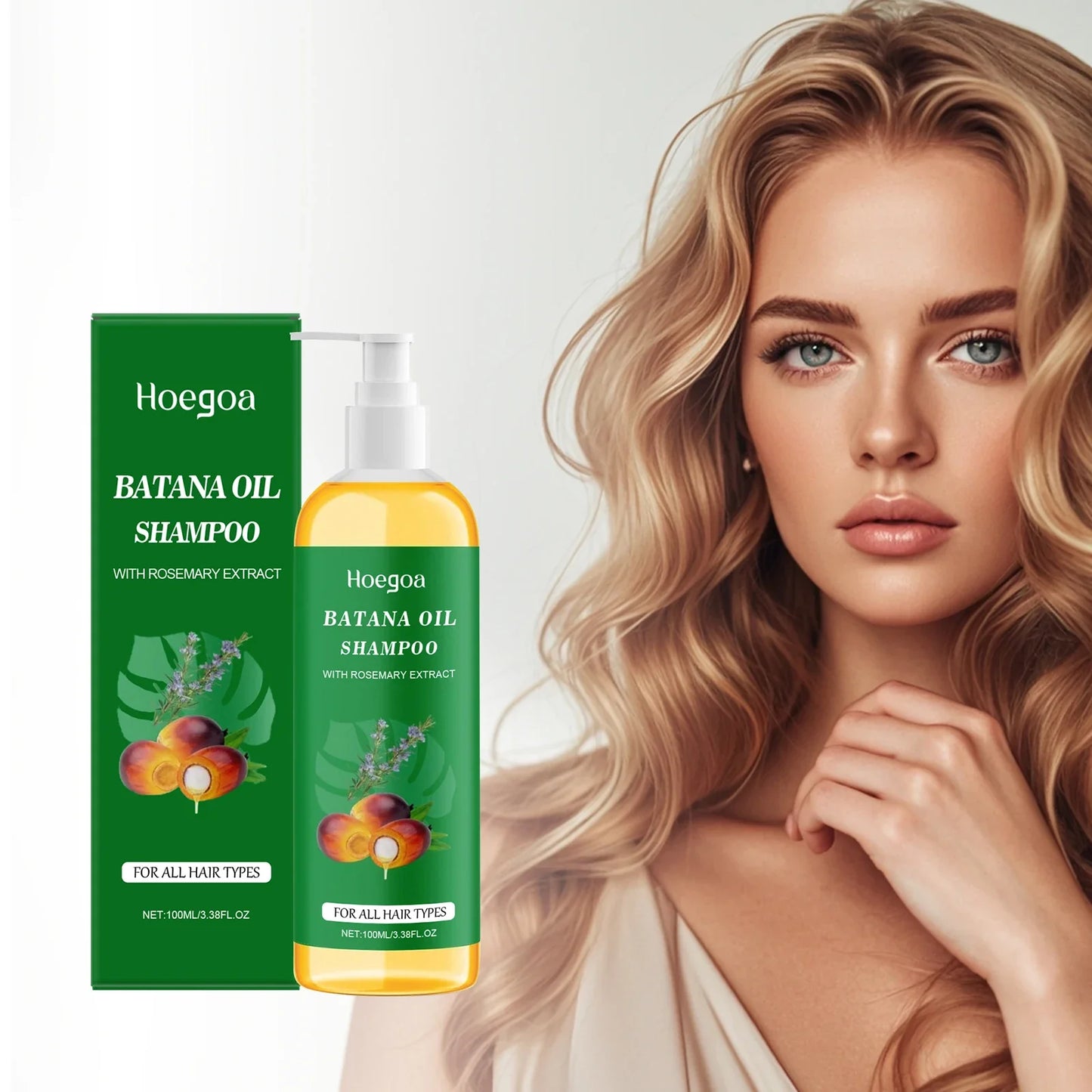 HOEGOA Batana Oil Shampoo – Deep Cleansing & Hair Growth