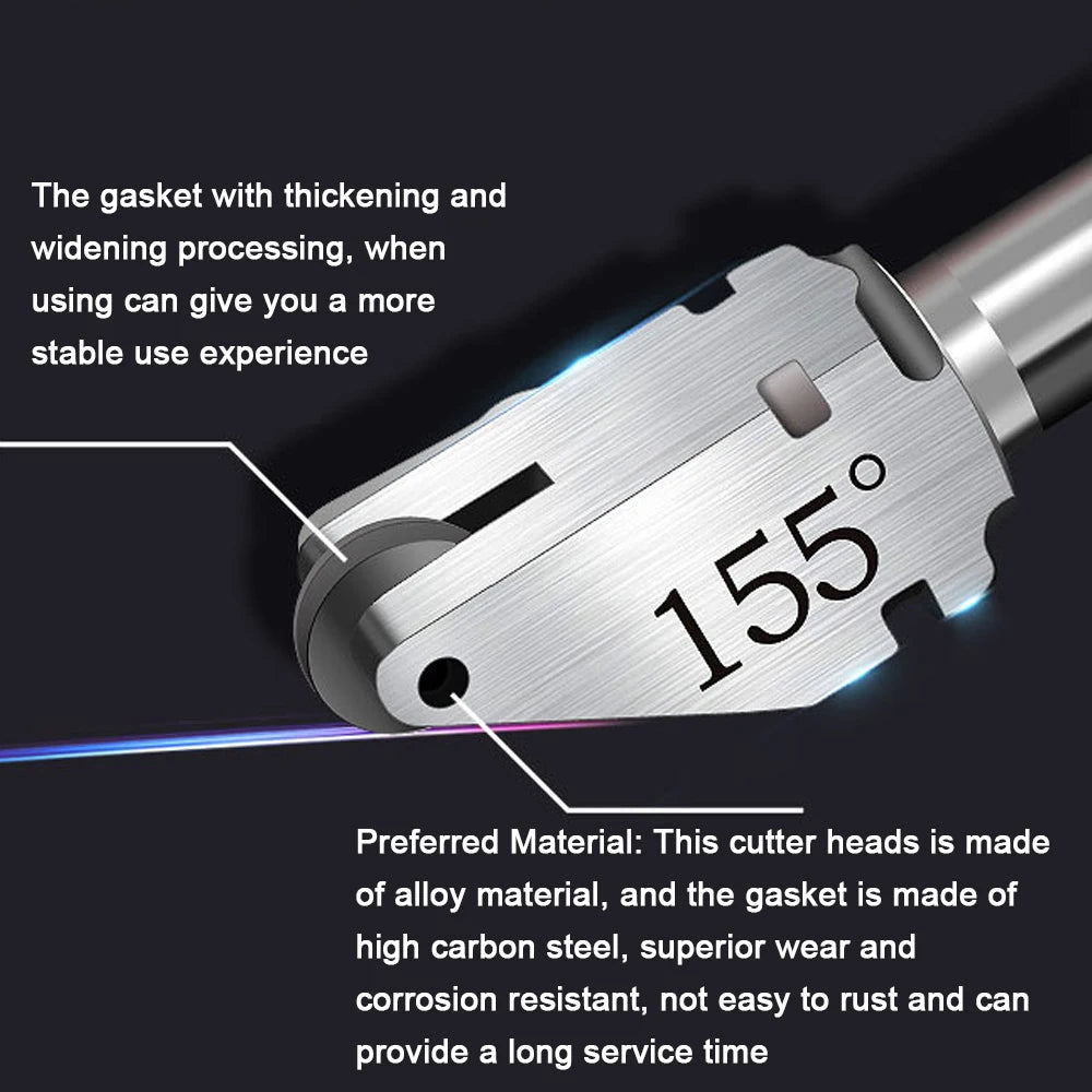 Glass & Ceramic Cutter Replacement Heads | 5 Angles 135–155°