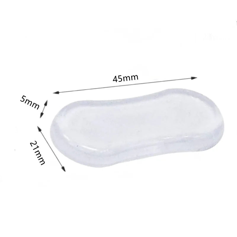 4-Pack Self-Adhesive Toilet Seat Bumper Pads – Anti-Slip PU
