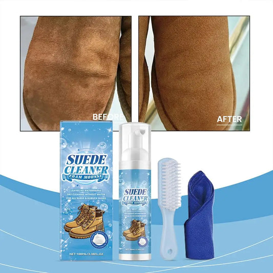 Suede Cleaner Kit – Dry Foam Shoe & Leather Cleaner 100ml Shoe Cleaning Kit Oasis Select