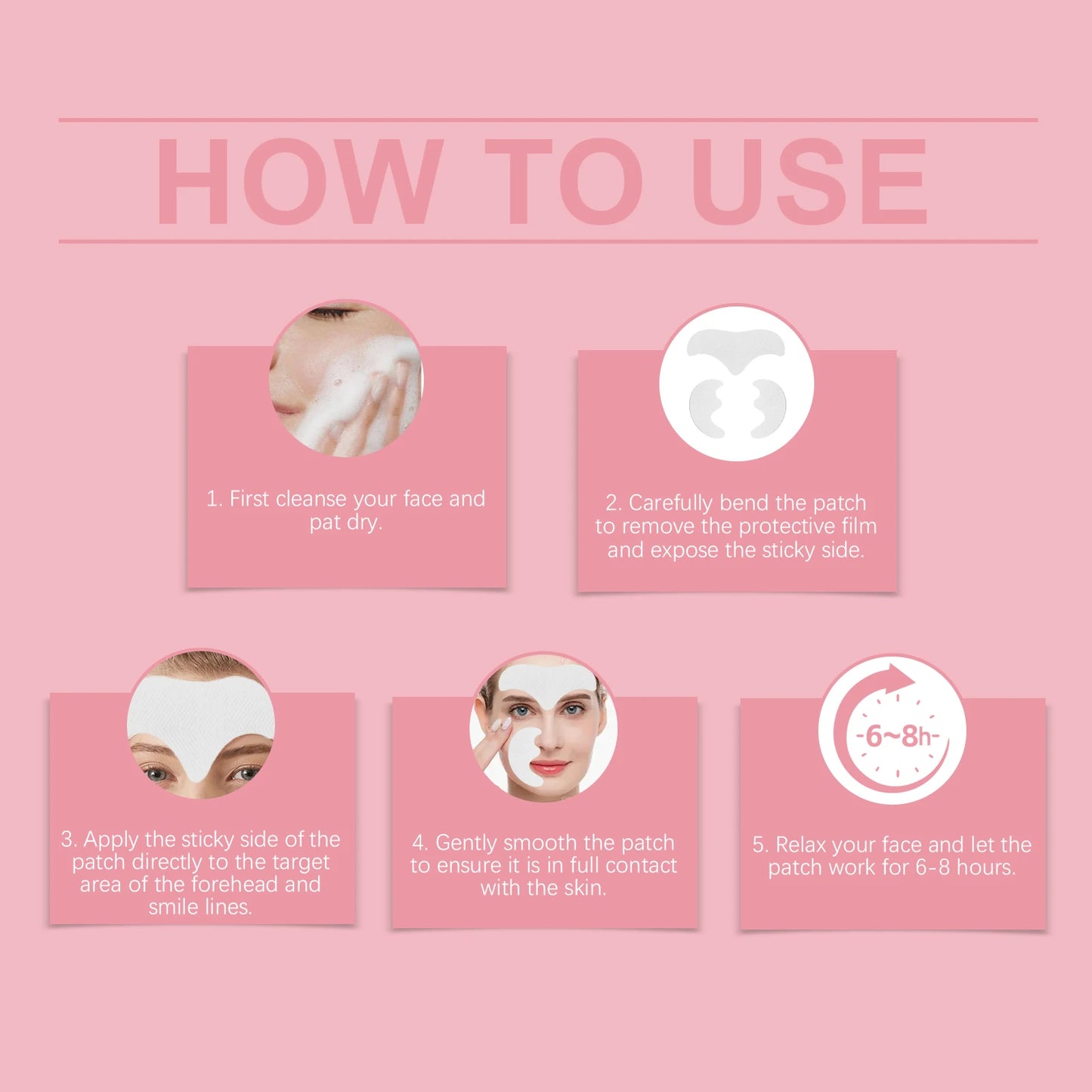 Anti-Wrinkle Forehead Patch | Smile Line Eraser for Smoother Skin
