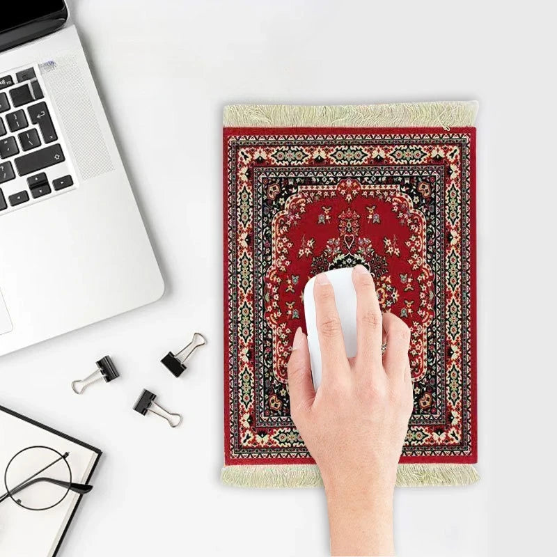 Mousepad Persian Carpet Keyboard and Mouse Pad Office Accessories Mouse Support Table Computer Mouse Mat Desk Mat Peaceful Pleasures Health and Wellness