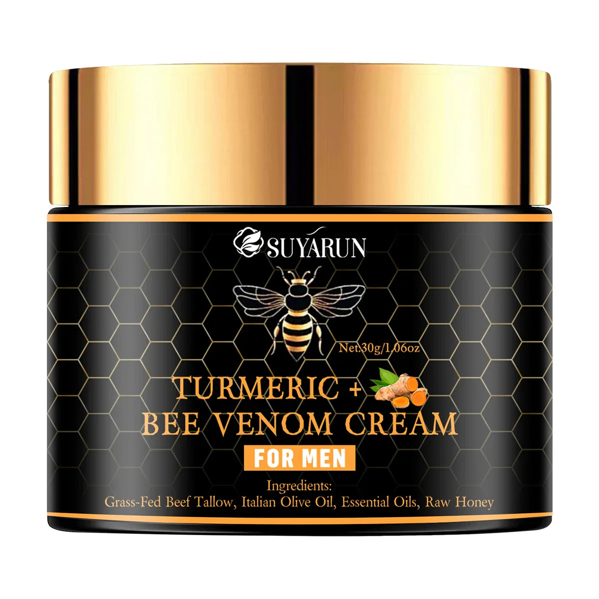 SUYARUN Bee Venom Men's Anti-Aging Cream | Firm & Moisturize