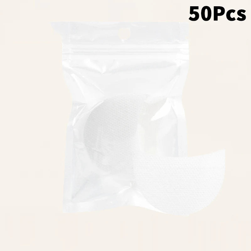 40/50Pcs Disposable Cotton Eyelashes Patch Sticker For Removing False Lash Eye Pads Patch Eyelash Extension Pad Women Makeup Peaceful Pleasures Health and Wellness 50Pcs White