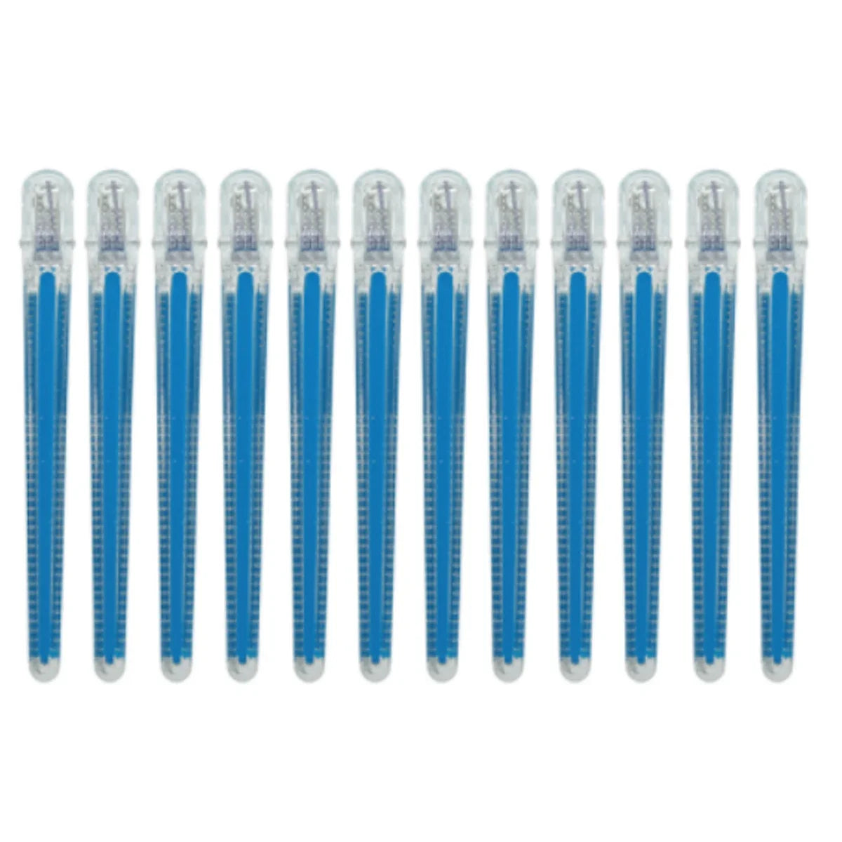 12Pcs Seamless Hair Clips, Sectioning Clips for Haircut Styling, Salon Barbershop Household Hairdressing Accessories Peaceful Pleasures Health and Wellness blue