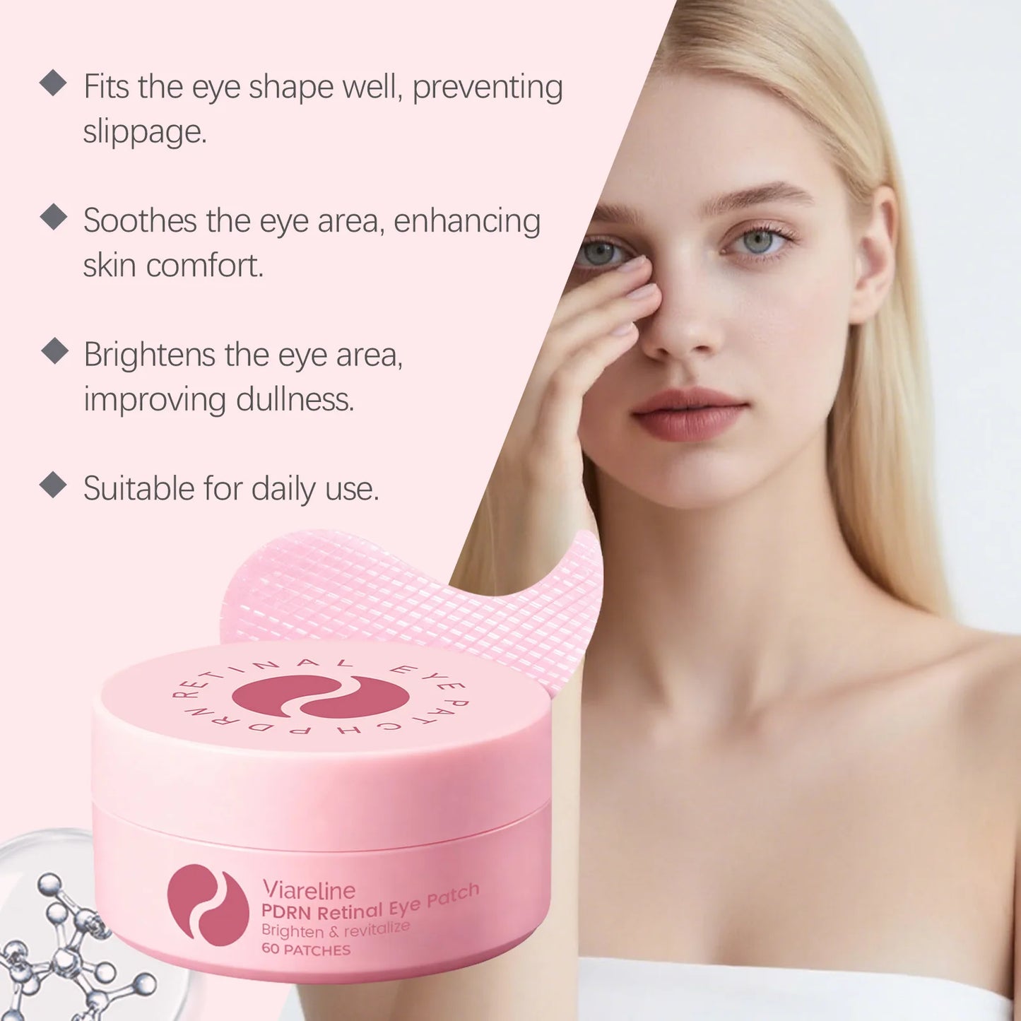 Retinol Under Eye Patches for Dark Circles & Puffiness – 60 pc