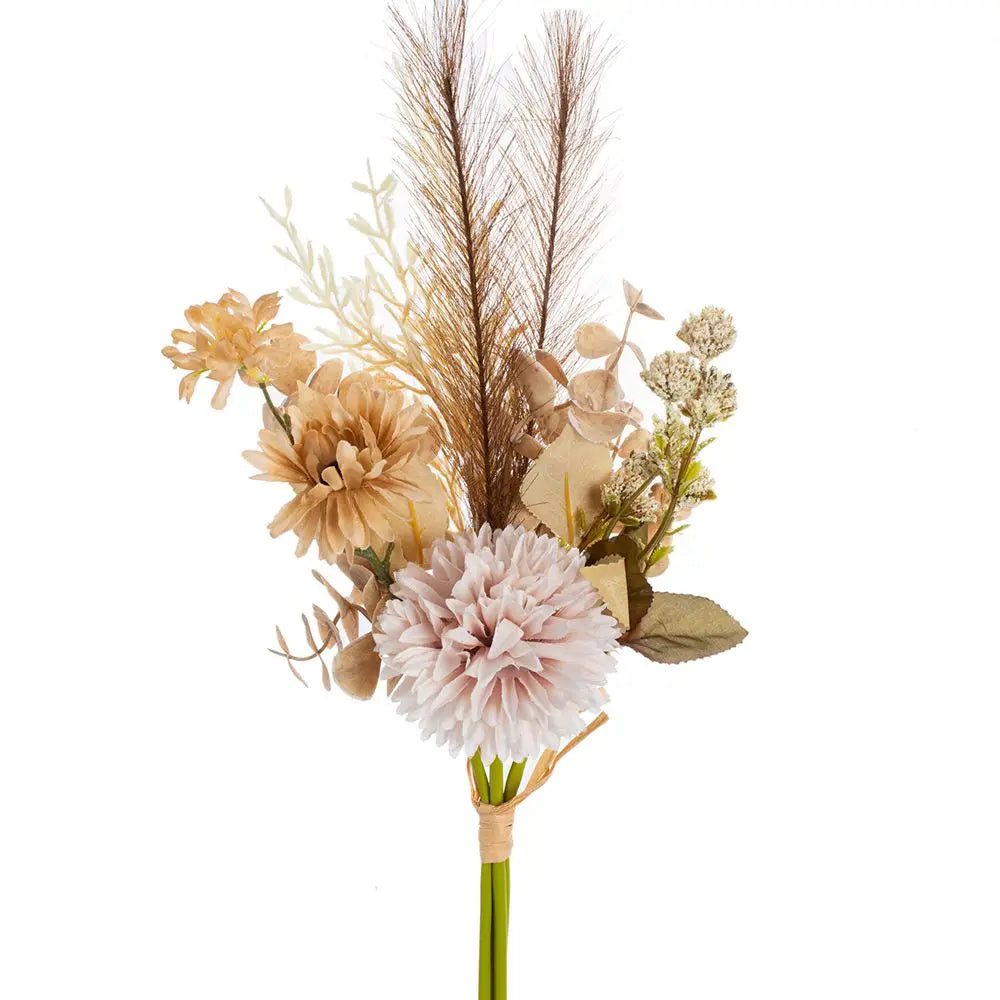 Silk Chrysanthemum Artificial Flower Bouquet | Wedding & Home Decor