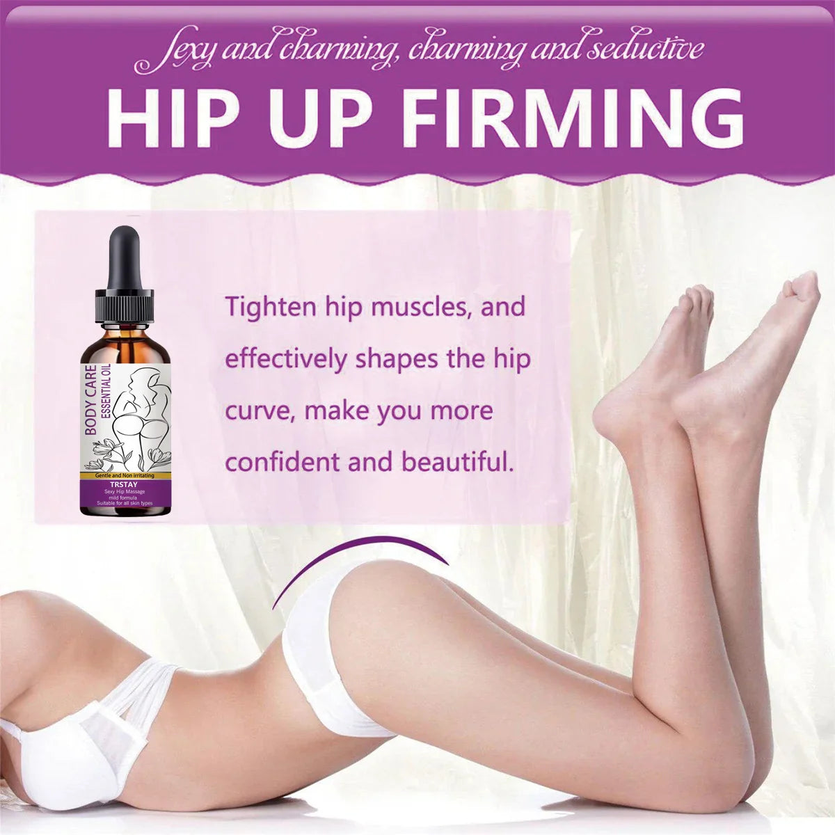 TRSTAY Hip Firming & Lifting Essential Oil – 100% Pure Natural