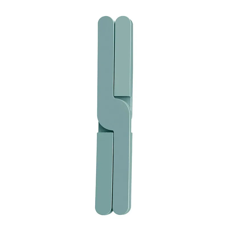 Foldable Silicone X-shaped Heat Resistant Mat Anti-Slip Pot Pan Detachable Kitchen Trivet Coaster Table Placemat for Hot Dishes Peaceful Pleasures Health and Wellness Blue