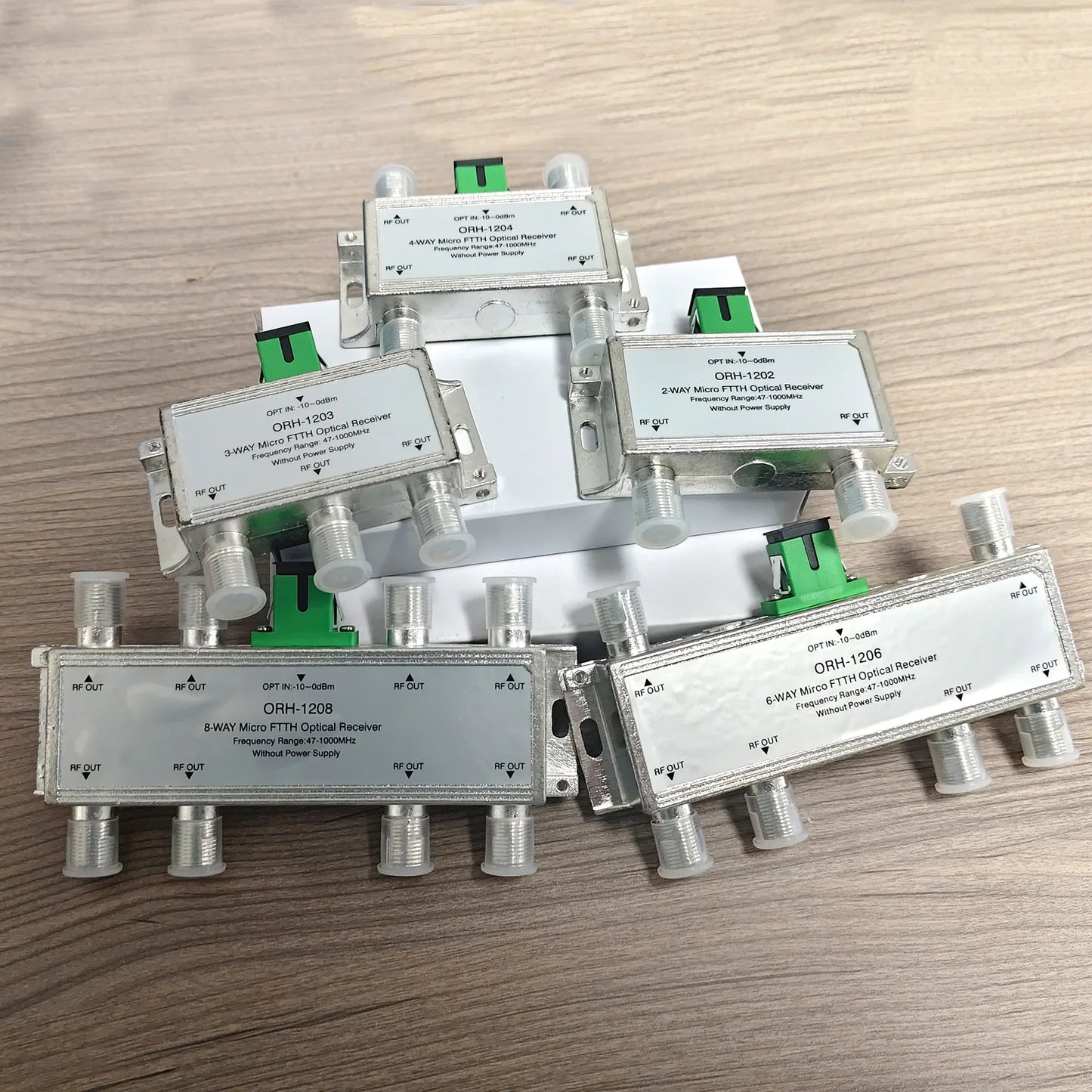 SATLINK FTTH Optical Receiver Dual-Fiber CATV Converter HD01