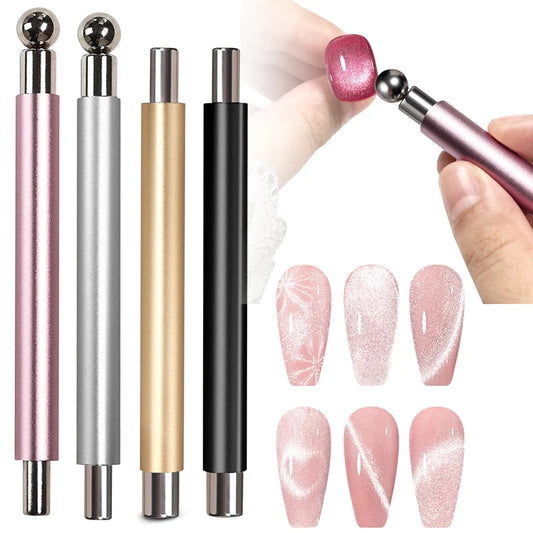 Double-Head Cat Eye Nail Magnet Pen | Gel Polish Nail Art Tool Nail Magnet Pen Peaceful Pleasures Health and Wellness