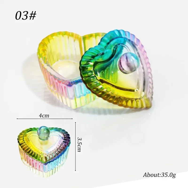 Crystal Glass Dappen Dish | Acrylic Nail Liquid Mixing Cup