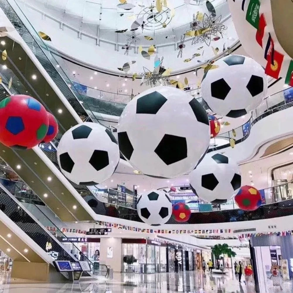 Inflatable Big Soccer Party Balloons Outdoor Toys Beach Balls Toy Balls Activity Props Kindergarten Game Sports Entertainment Peaceful Pleasures Health and Wellness