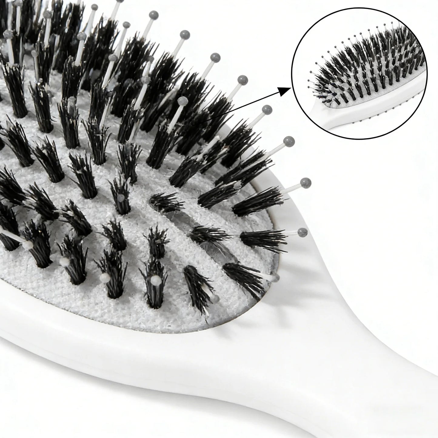 Cushion Hair Brush | Boar Bristle Anti-Frizz Detangler