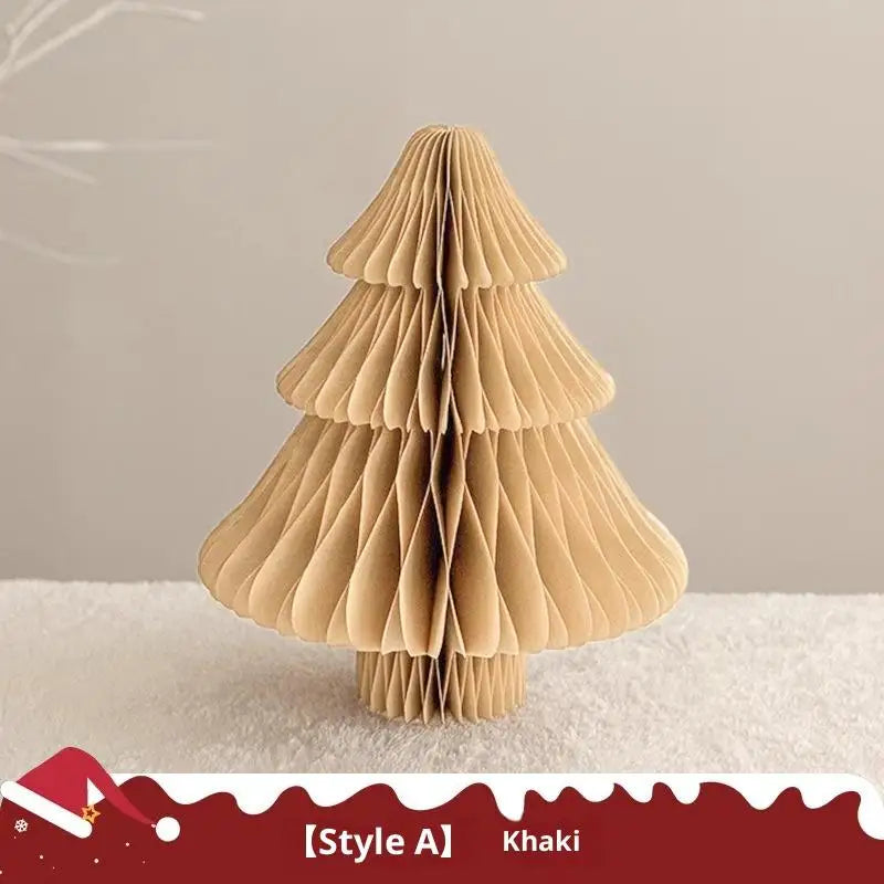3D Honeycomb Christmas Ball Ornament – Foldable Paper Hanging